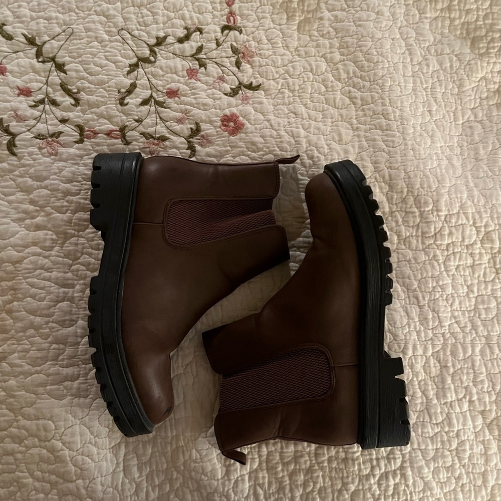 Brown boots